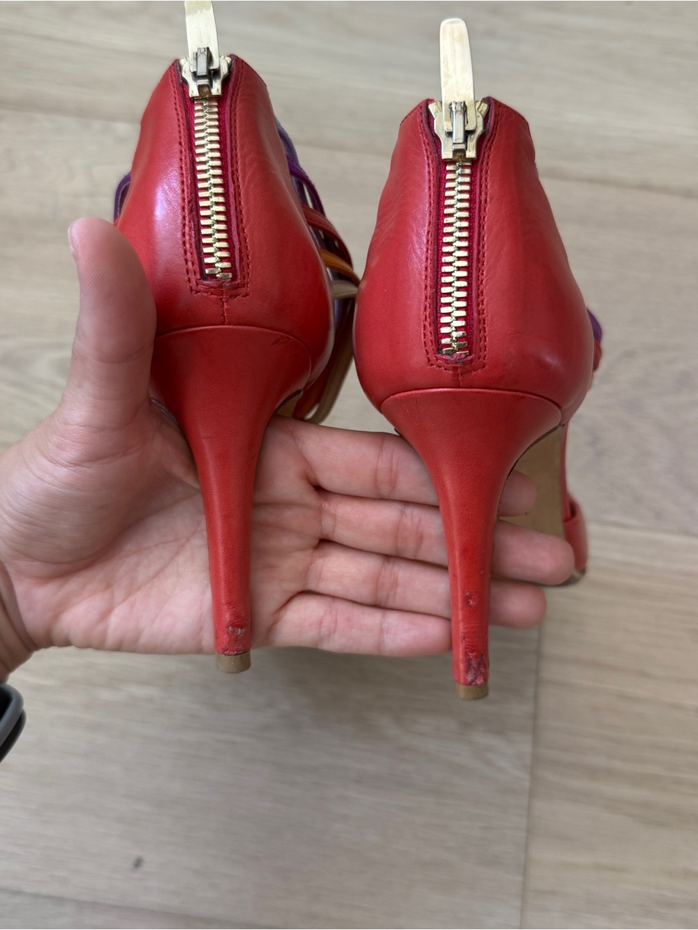 Vintage Sergio Rossi Colorful Heels - Picture 5 of 7